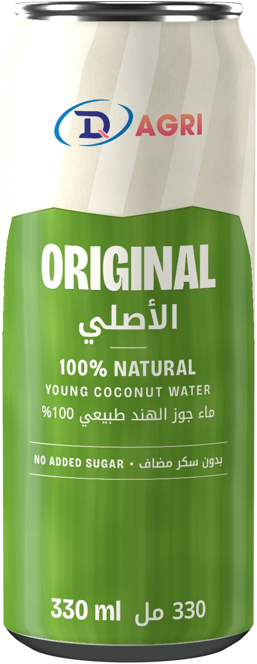 GCC label, Original: 330 ml can with Arabic and English text