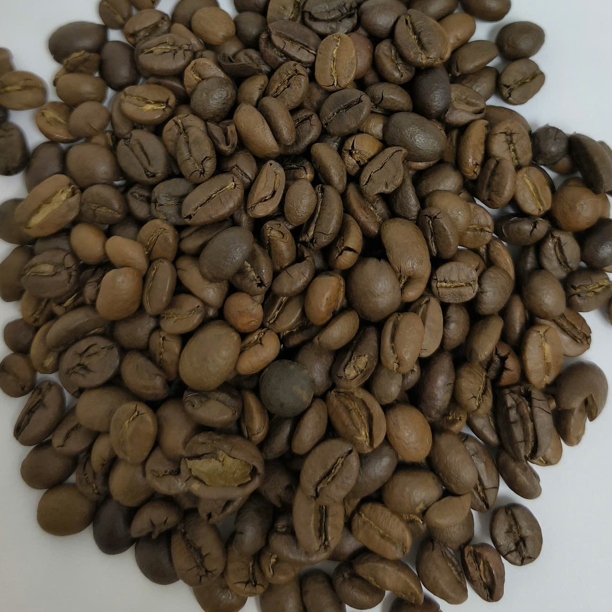 Blend 70/30 roasted beans, unretouched sample photo