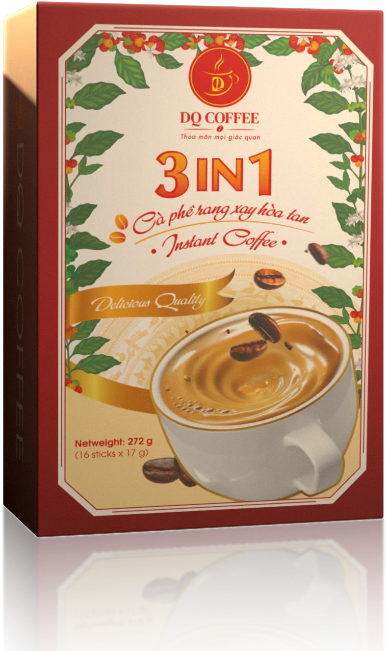 DQ Coffee 3in1 instant coffee box