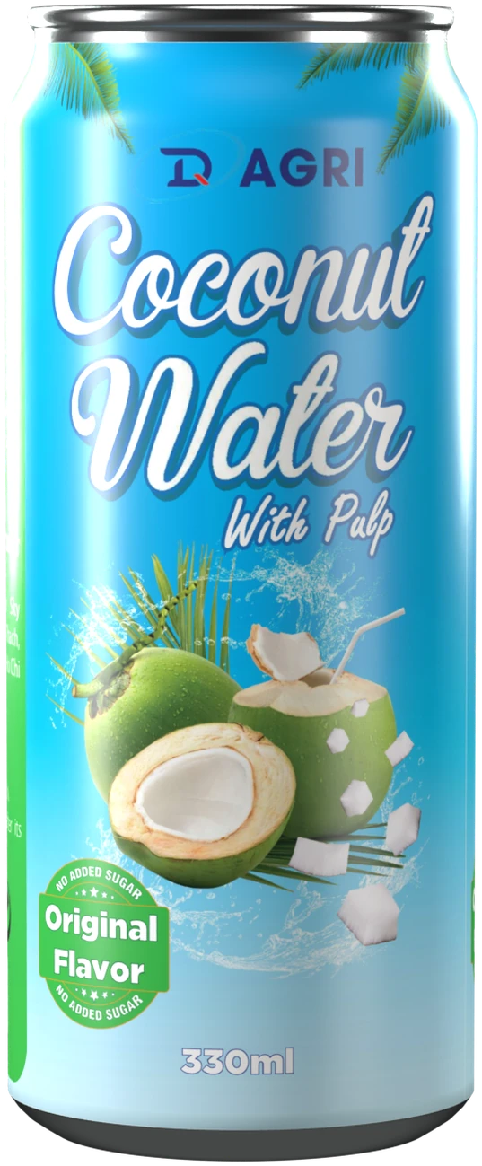 Coconut with Pulp, 330 ml can