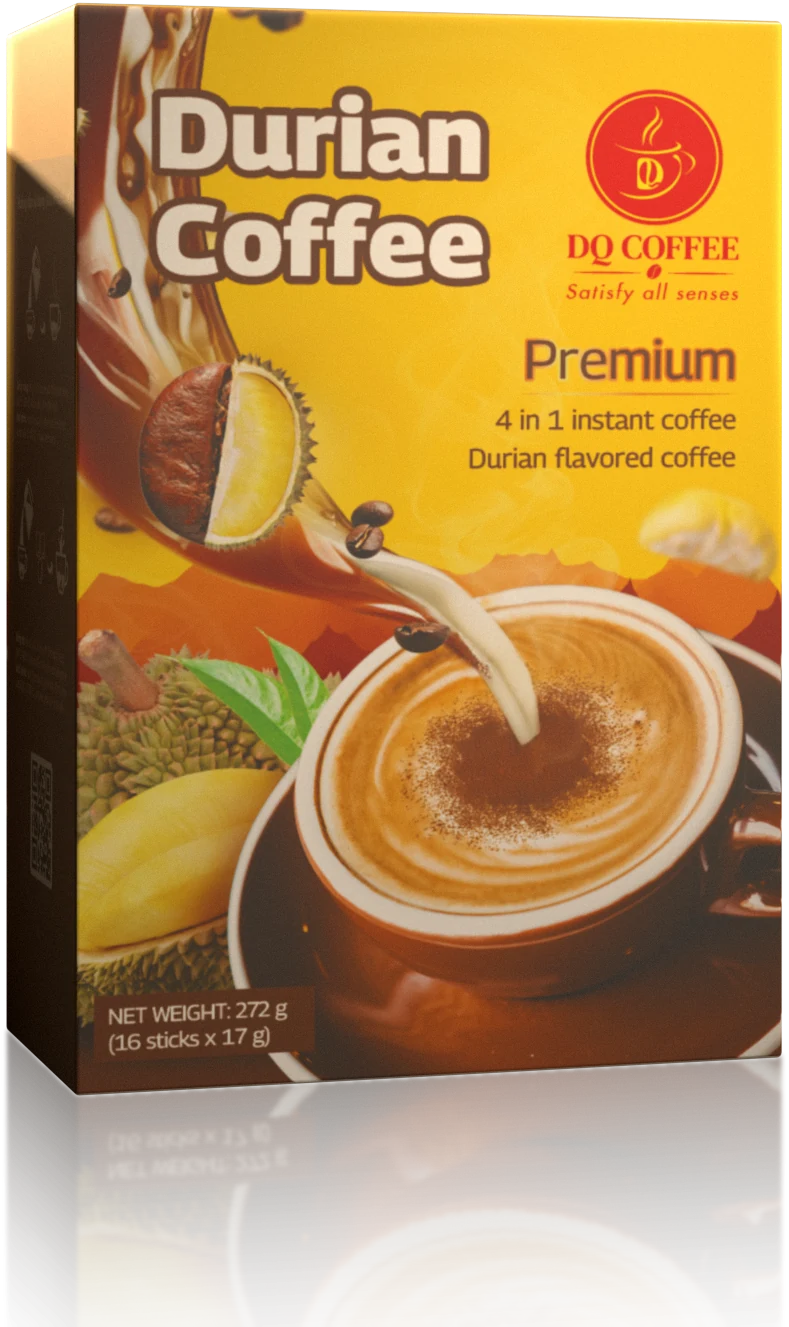 DQ Coffee premium durian instant coffee box