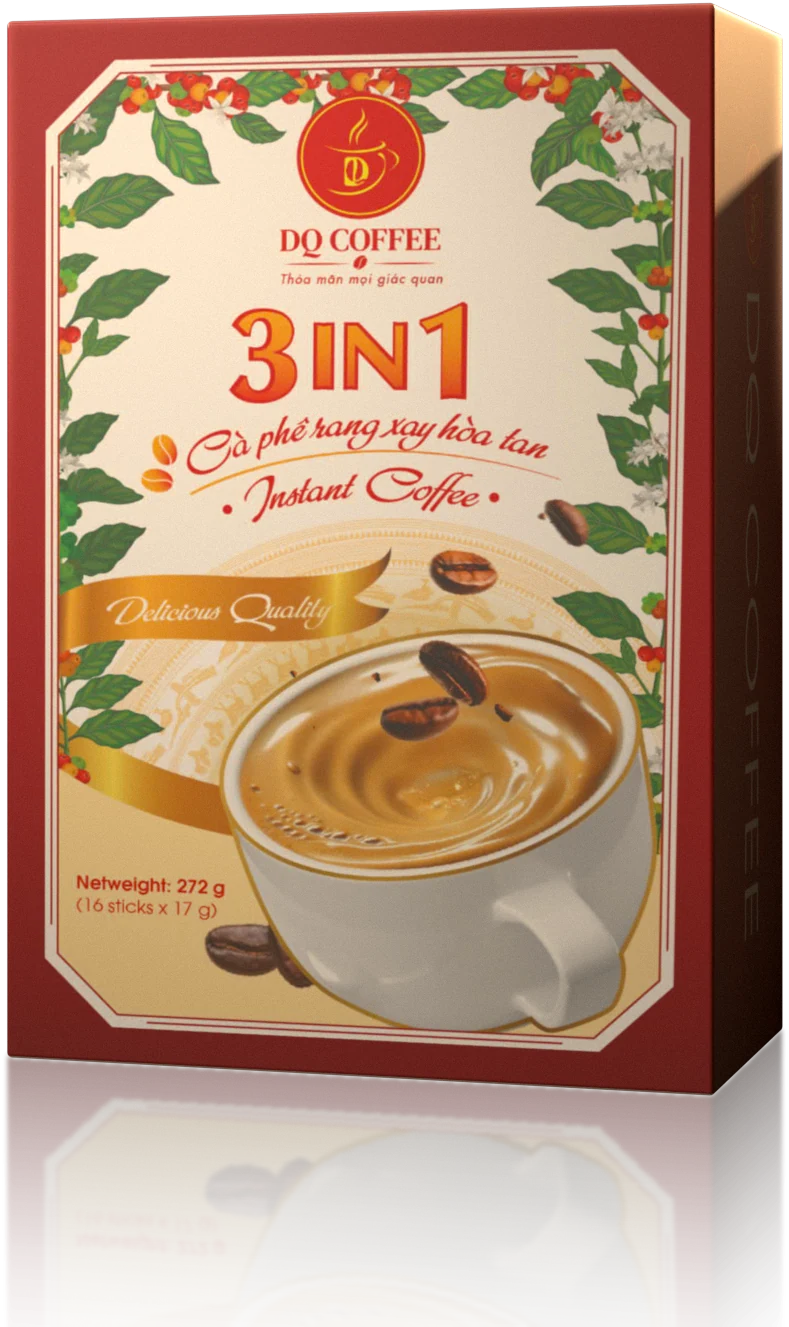 DQ Coffee 3in1 instant coffee box