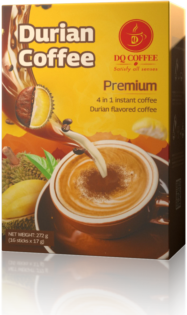 DQ Coffee premium durian instant coffee box