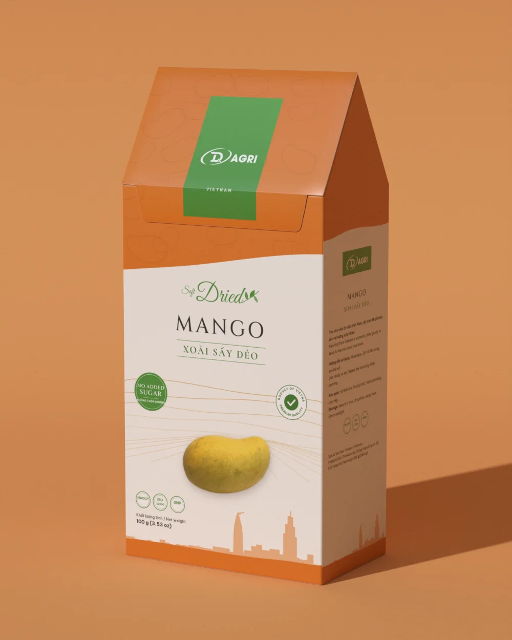 Dried mango, no added sugar